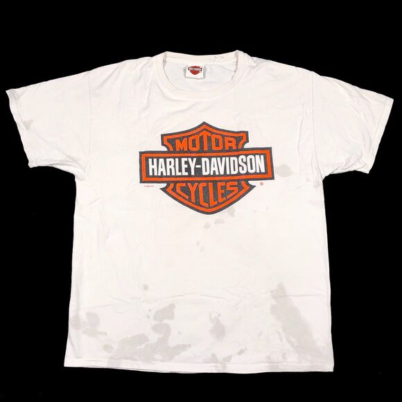 Harley Davidson Arrowhead Arizona Logo Tee T Shirt Size Large L Biker B14 - Picture 1 of 6
